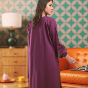 2 Piece Cotton Suit – Purple