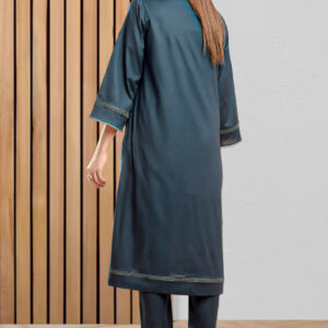 2 Piece Cotton Suit – Midnight Blue