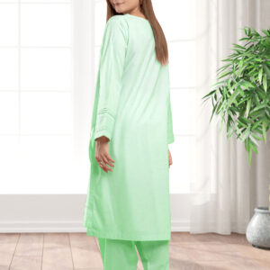 2 Piece Cotton Suit – light Green