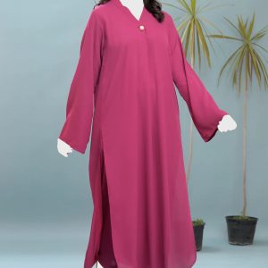 Hot Pink Elegant  2 Piece – Cotton Suit