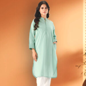 2 Piece – Cotton Suit Caribbean Green Solid