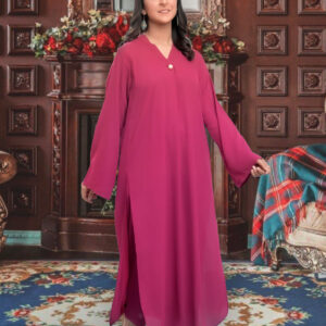 Hot Pink Elegant  2 Piece – Cotton Suit