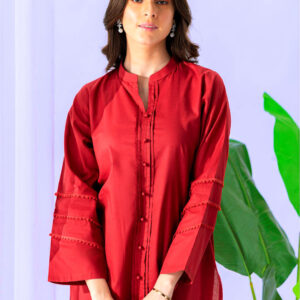 2 Piece – Cotton Maroon Shalwar Kameez