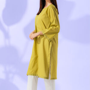 2 Piece – Cotton Suit  Women Citrus Green