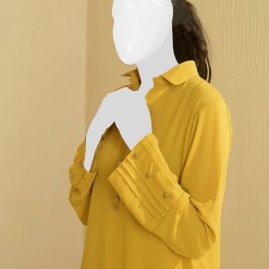 Yellowish Mustard 2 Piece – Cotton Suit