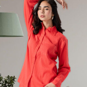 2 Piece – Cotton Suit Imperial Red CO-ORD