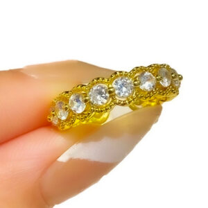 Golden Bloom Eternity Band