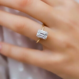 Crystal Luxe Solitaire Ring