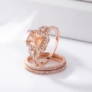 Sunset Radiance Bridal Set