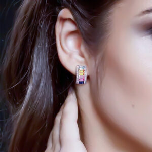 Aurora Luxe Huggie Hoops