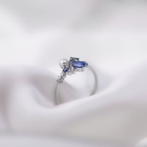 Azure Bloom Ring