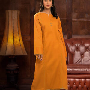 2 Piece Mustard Lawn Suit