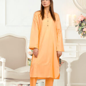 2 Piece Lawn Suit – Peach