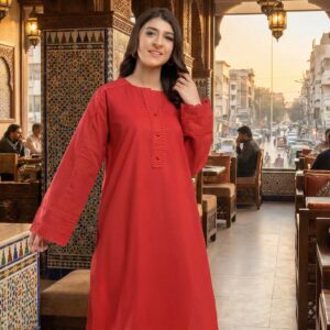 2 Piece Lawn Suit – Sienna Rust