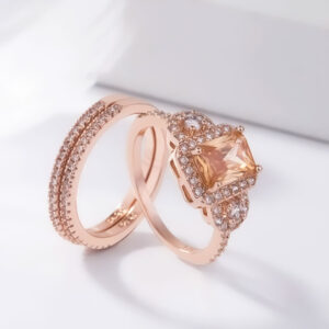 Sunset Radiance Bridal Set