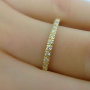 14K YELLOW GOLD 0.17CT T.W. GENUINE