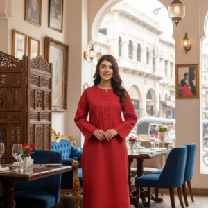 2 Piece Lawn Suit – Sienna Rust