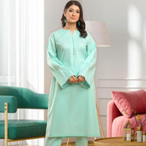 2 Piece Lawn Suit – Turquoise