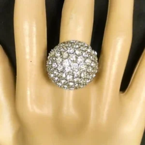 Starlit Glamour Dome Ring