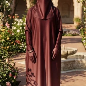 Ember Glow Ombre Abaya