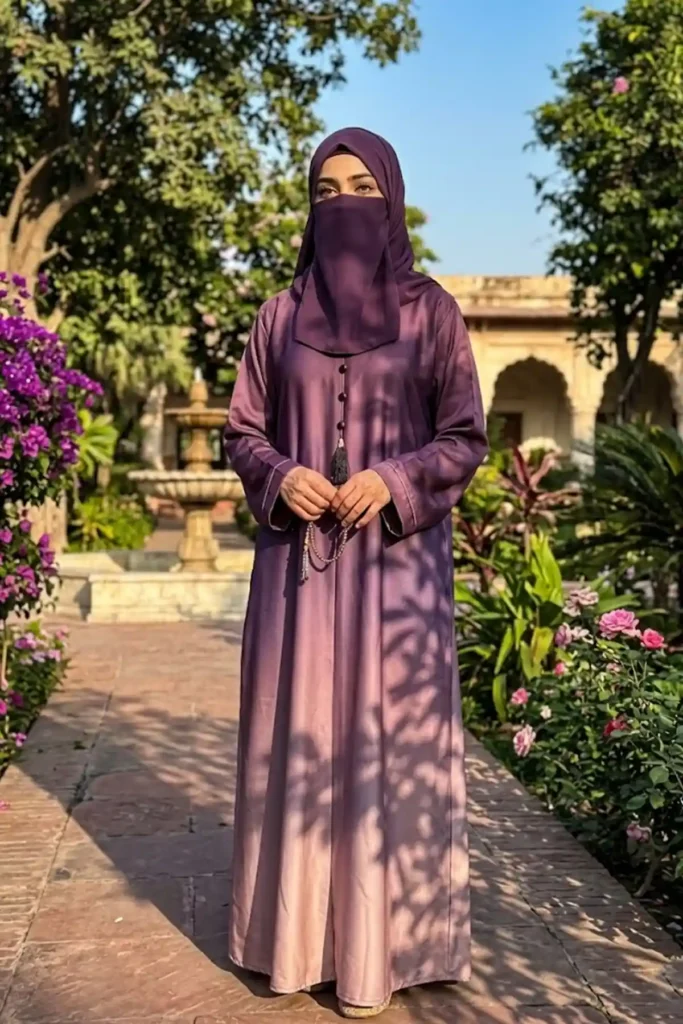 Rose Dusk Ombre Abaya