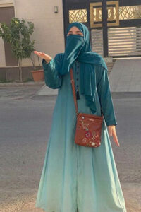 Ocean Mist Ombre Abaya