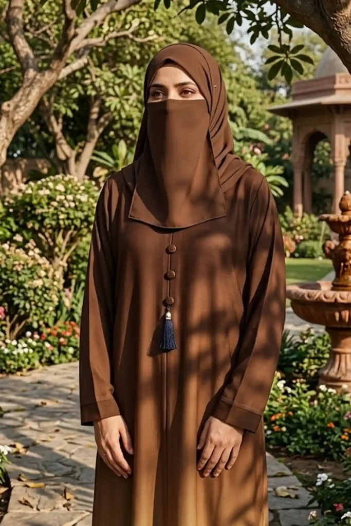 Golden Dusk Ombre Abaya