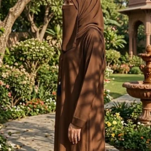 Golden Dusk Ombre Abaya
