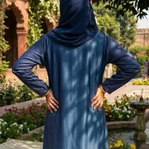 Midnight Grace Flow Abaya