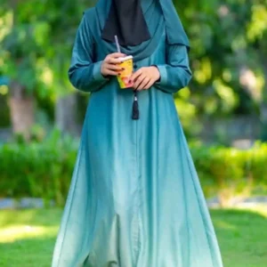 Ocean Mist Ombre Abaya